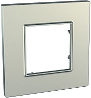 Рамка горизонтальная Schneider Electric Unica Quadro 1-м. титан картинка